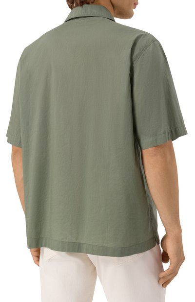 Хлопковая рубашка C.P. COMPANY, арт. 18CMSH247A110349G, фото 4