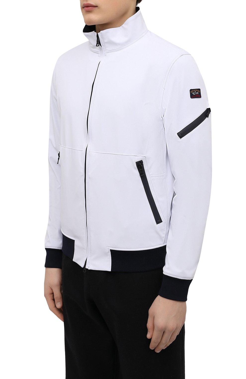 Бомбер PAUL&SHARK белого цвета по цене 49950 руб., арт. 22412101/IM3, фото 3 Бомбер PAUL&SHARK, арт. 22412101/IM3, фото 3