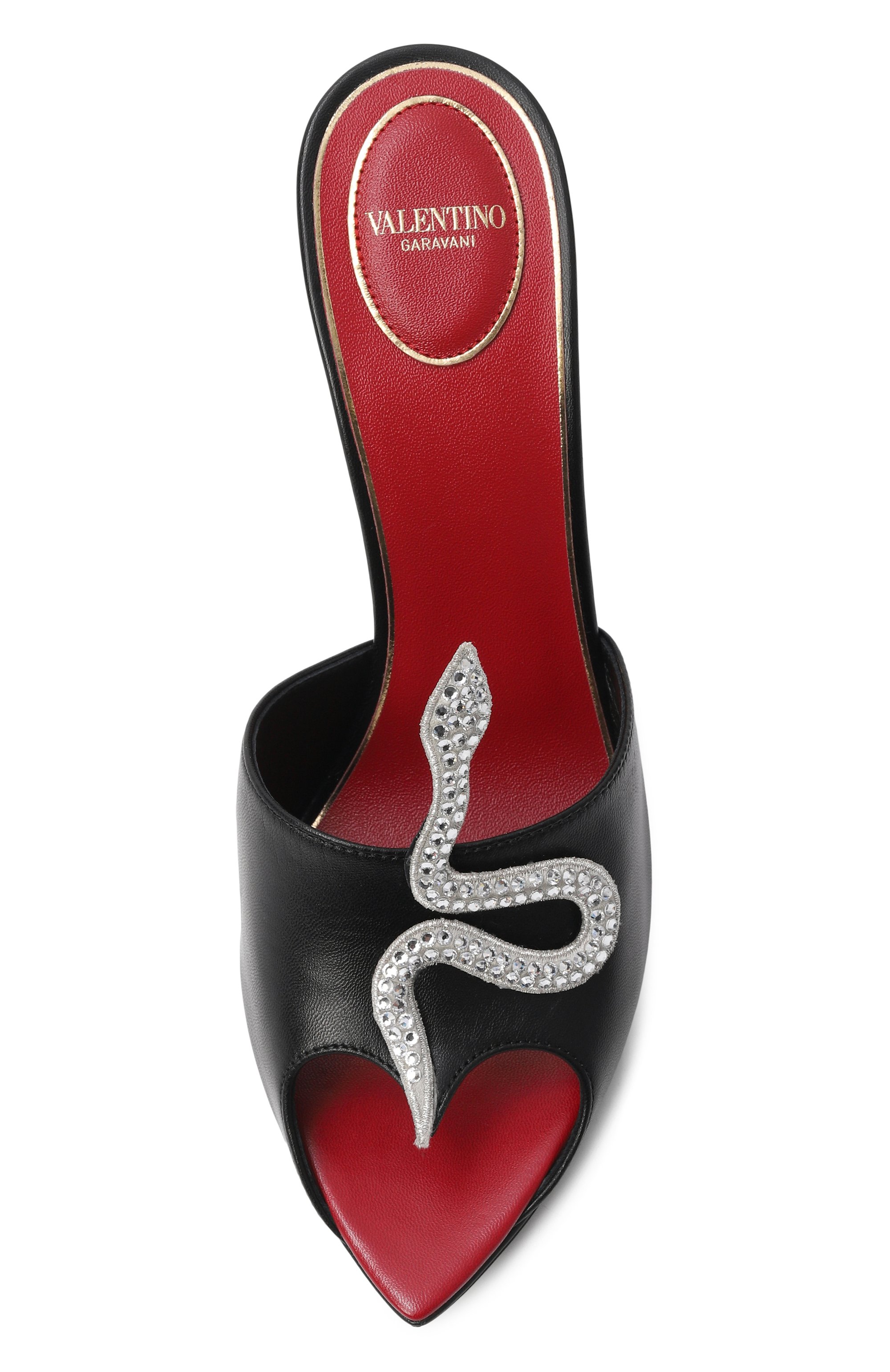 Кожаные мюли coeur vipère 105 VALENTINO, арт. 8W0S0PD7/HIZ, фото 6