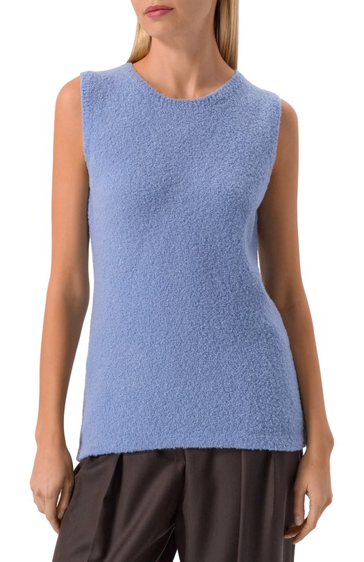 Кашемировый топ MVST M25.1MW.K102 Голубой  M25.1MW.K102 Фото 3