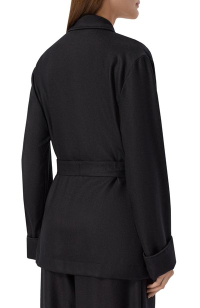 Шерстяная блузка ERMANNO SCERVINO черного цвета по цене 104000 руб., арт. D494I601XYI, фото 4 Шерстяная блузка ERMANNO SCERVINO, арт. D494I601XYI, фото 4
