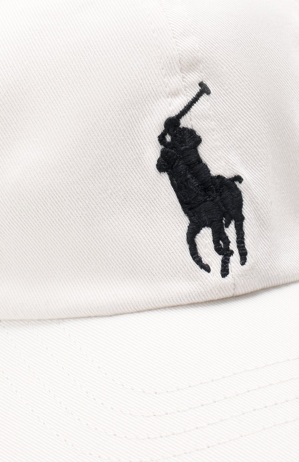 Хлопковая бейсболка POLO RALPH LAUREN белого цвета по цене 4660 руб., арт. 323785654, фото 3 Хлопковая бейсболка POLO RALPH LAUREN, арт. 323785654, фото 3