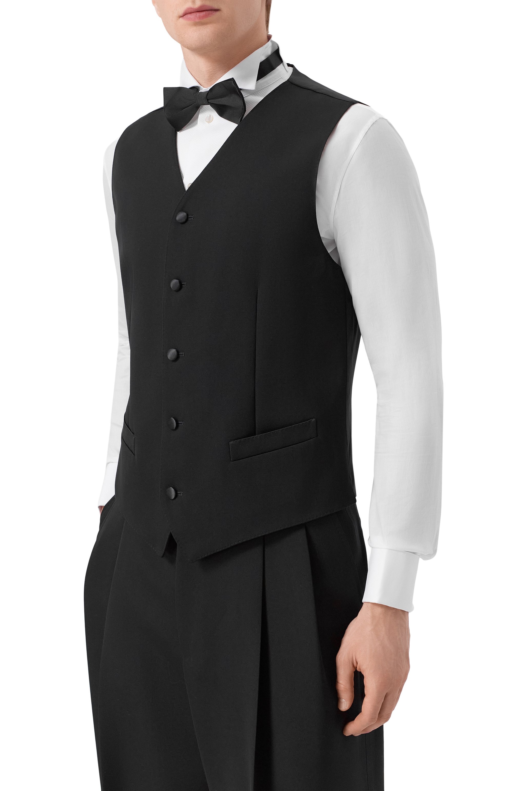 Жилет из шерсти и шелка DOLCE & GABBANA, арт. G713MT/GJ865, фото 3