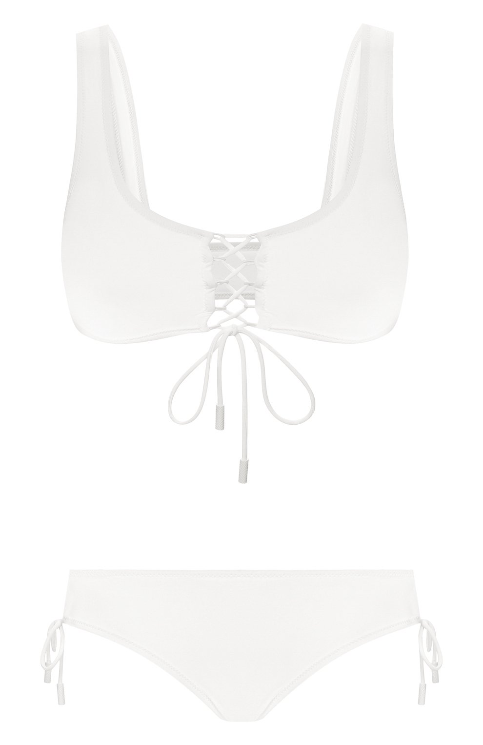 Раздельный купальник OFF-WHITE белого цвета по цене 43650 руб., арт. 0WFA031S20FAB0010100, фото 1 Раздельный купальник OFF-WHITE, арт. 0WFA031S20FAB0010100, фото 1