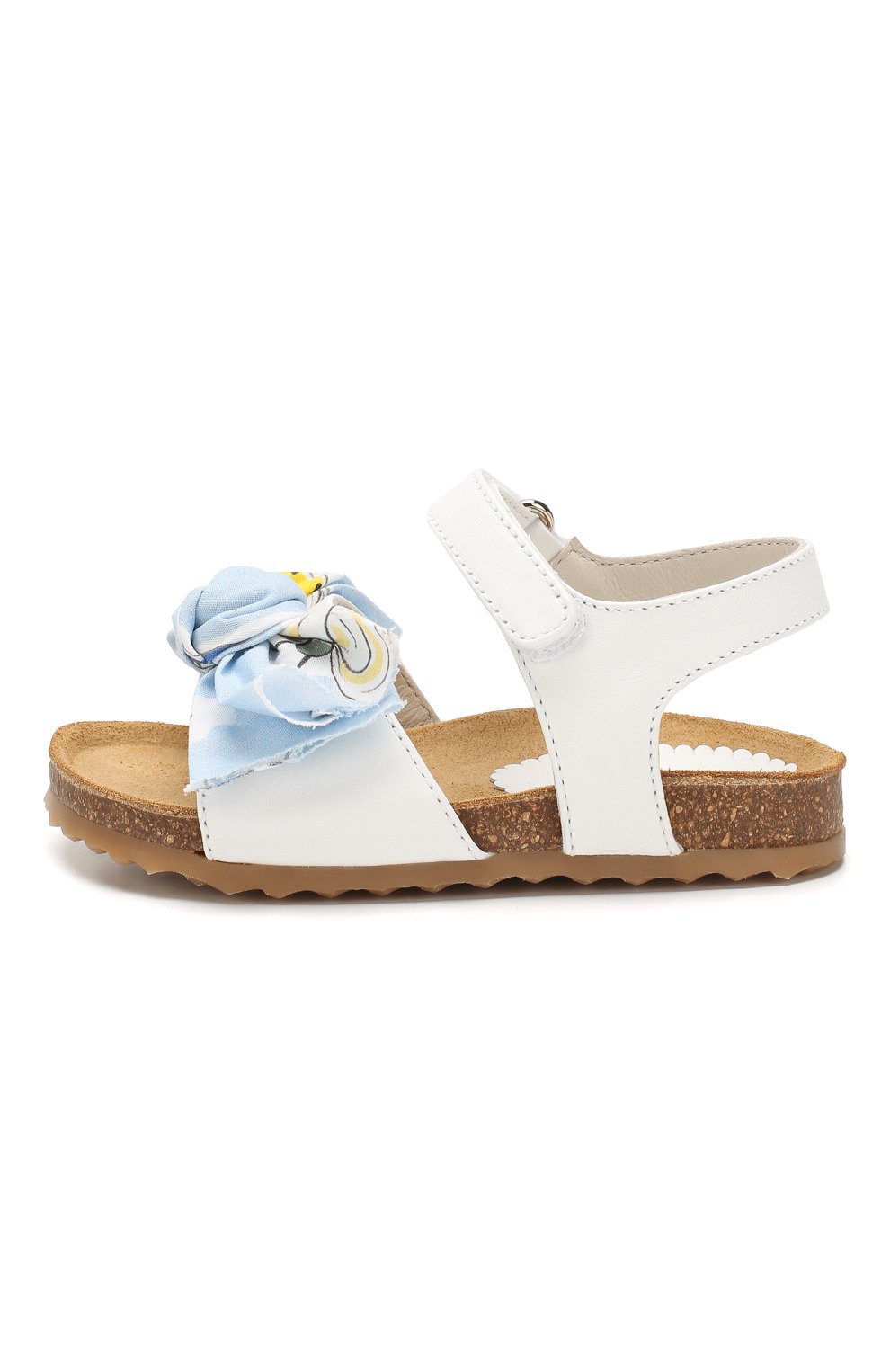 Кожаные босоножки IL GUFO голубого цвета по цене 19550 руб., арт. G535/VITELL0 NAPPAC0/23-26, фото 2 Кожаные босоножки IL GUFO, арт. G535/VITELL0 NAPPAC0/23-26, фото 2