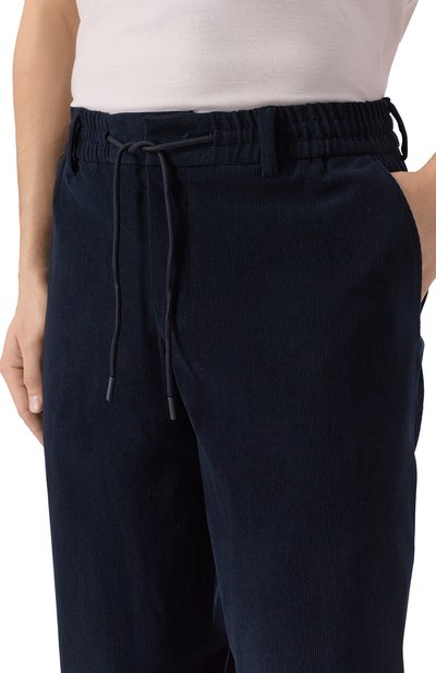 Вельветовые брюки BOSS темно-синего цвета по цене 26950 руб., арт. 50549390, фото 5 Вельветовые брюки BOSS, арт. 50549390, фото 5