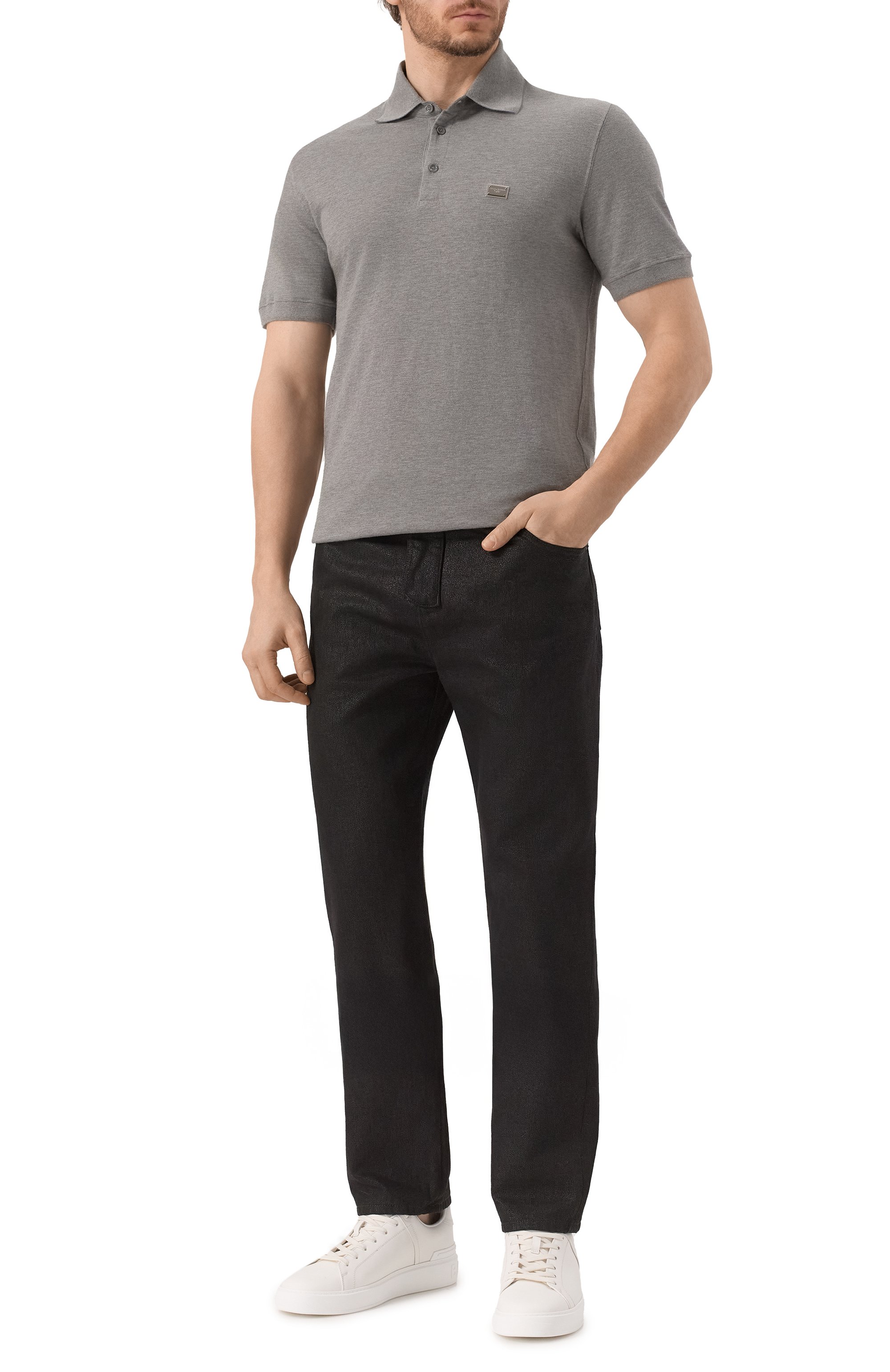 Хлопковое поло DOLCE & GABBANA, арт. G8SN1T/FU7EN, фото 2