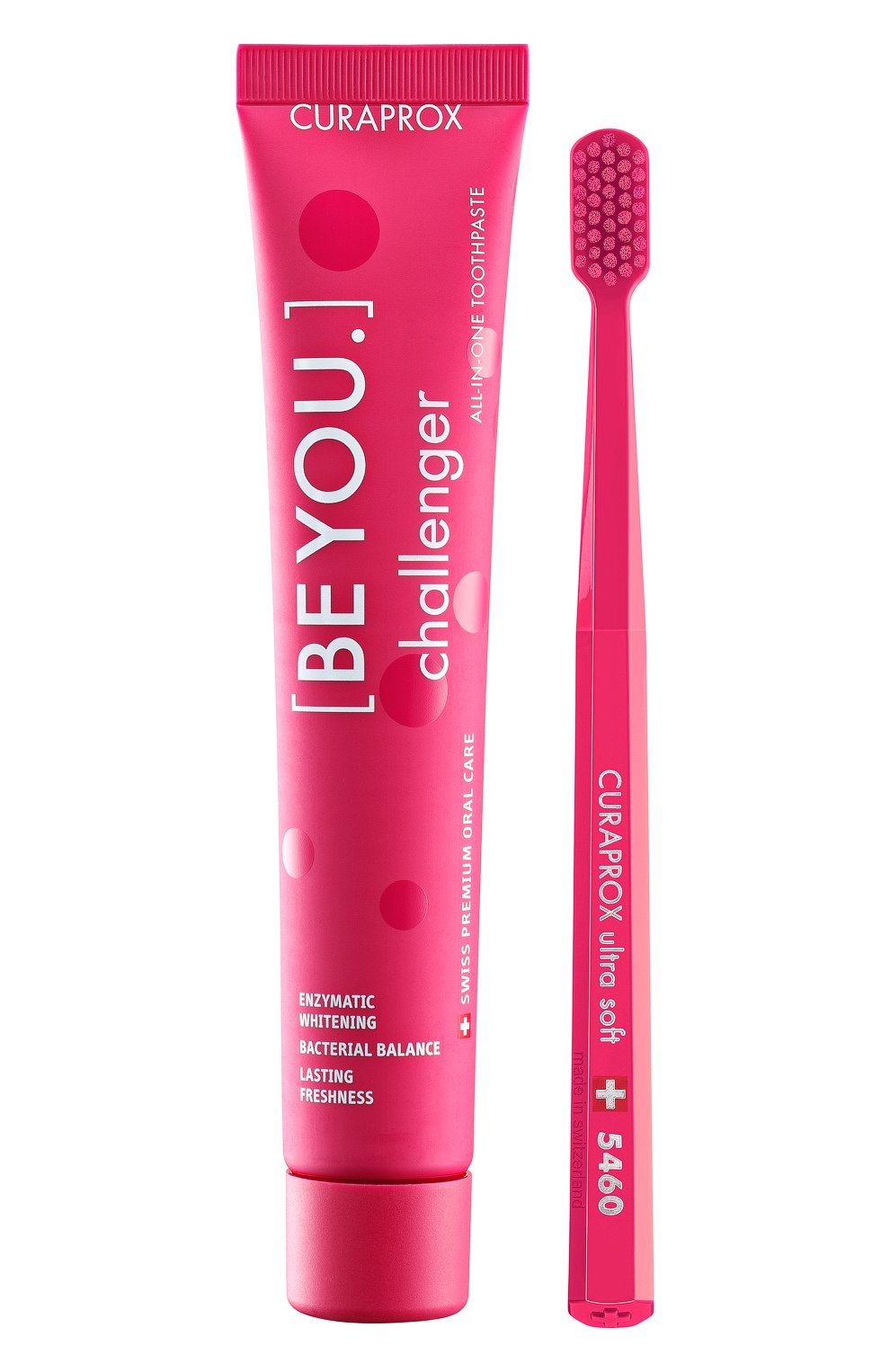 Набор: зубная паста challenger + зубная щетка) (90ml) CURAPROX, арт. 7612412424690, фото 1