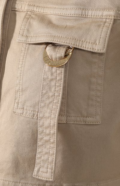 Укороченная рубашка BALMAIN бежевого цвета по цене 118500 руб., арт. TF12350/C195, фото 5 Укороченная рубашка BALMAIN, арт. TF12350/C195, фото 5