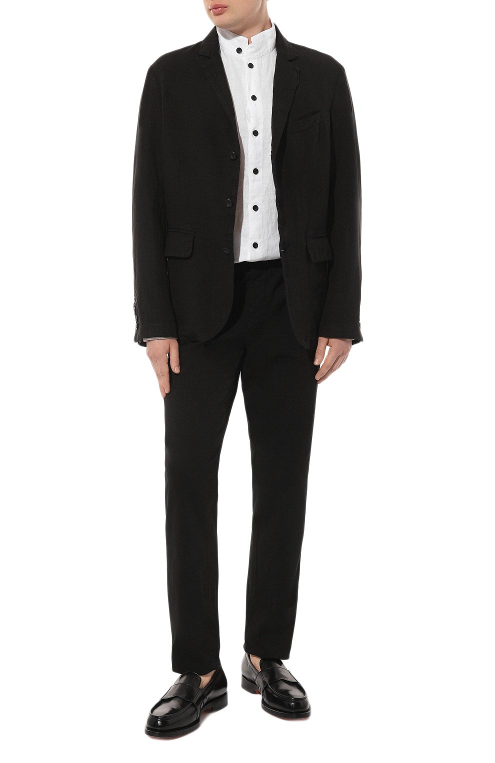 Льняная рубашка HANNES ROETHER, арт. MIL29SKE.608, фото 2