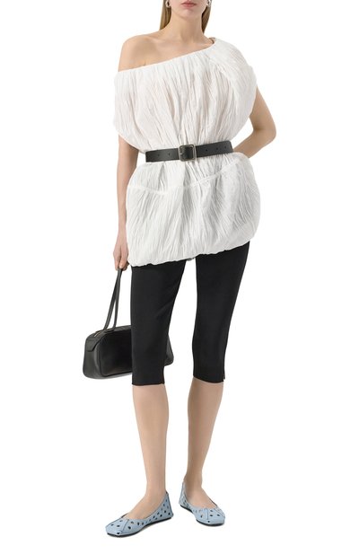 Кожаные балетки perfo ALAIA, арт. AA3A033CK247, фото 2