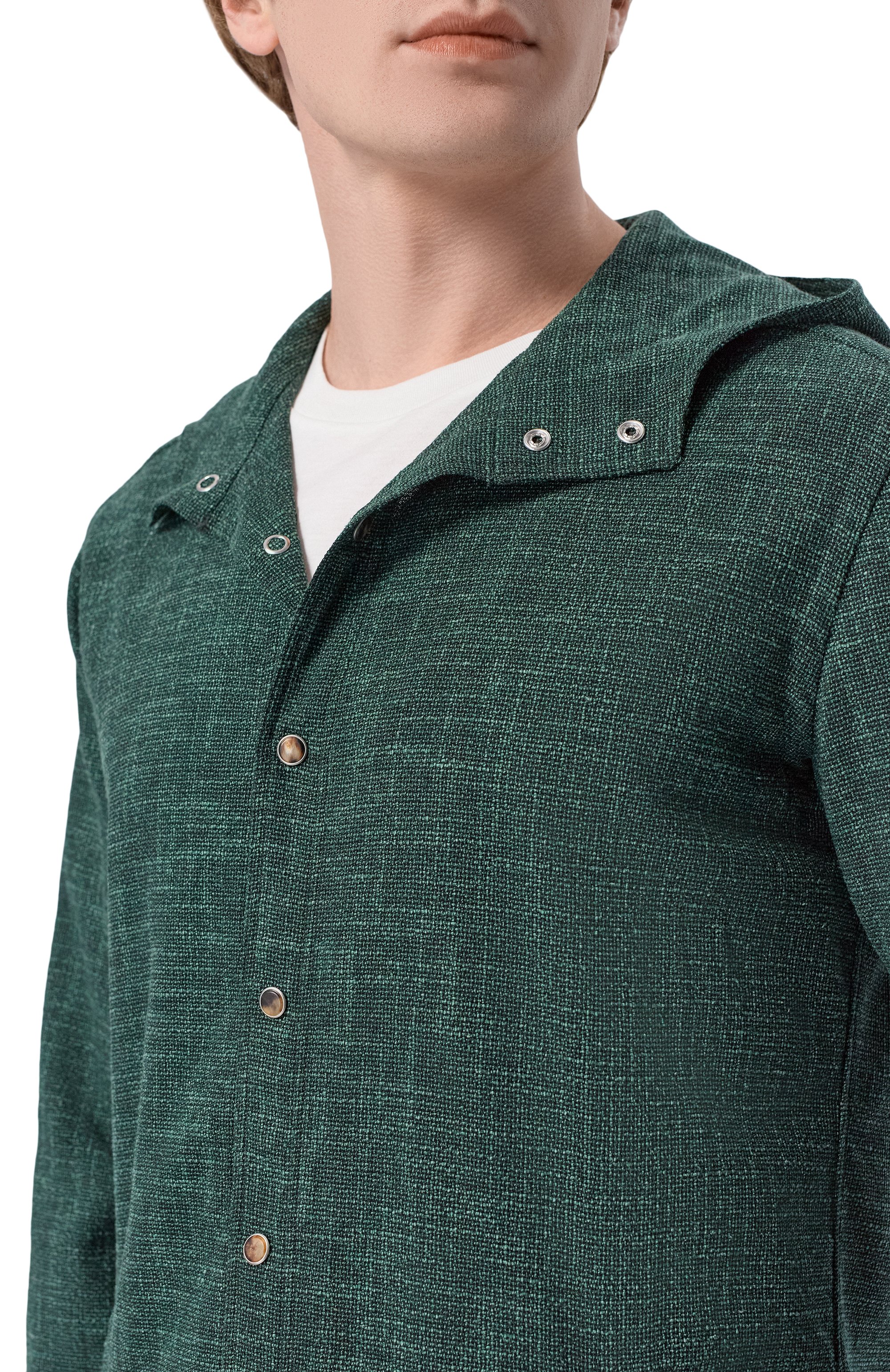 Рубашка из шерсти и шелка KITON, арт. UMCMARK0615E08, фото 5