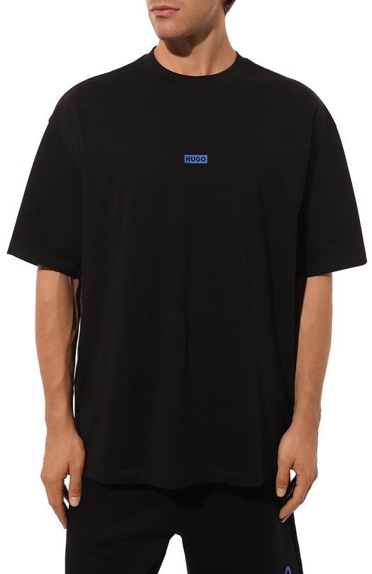 

Хлопковая футболка HUGO Blue, Бежевый