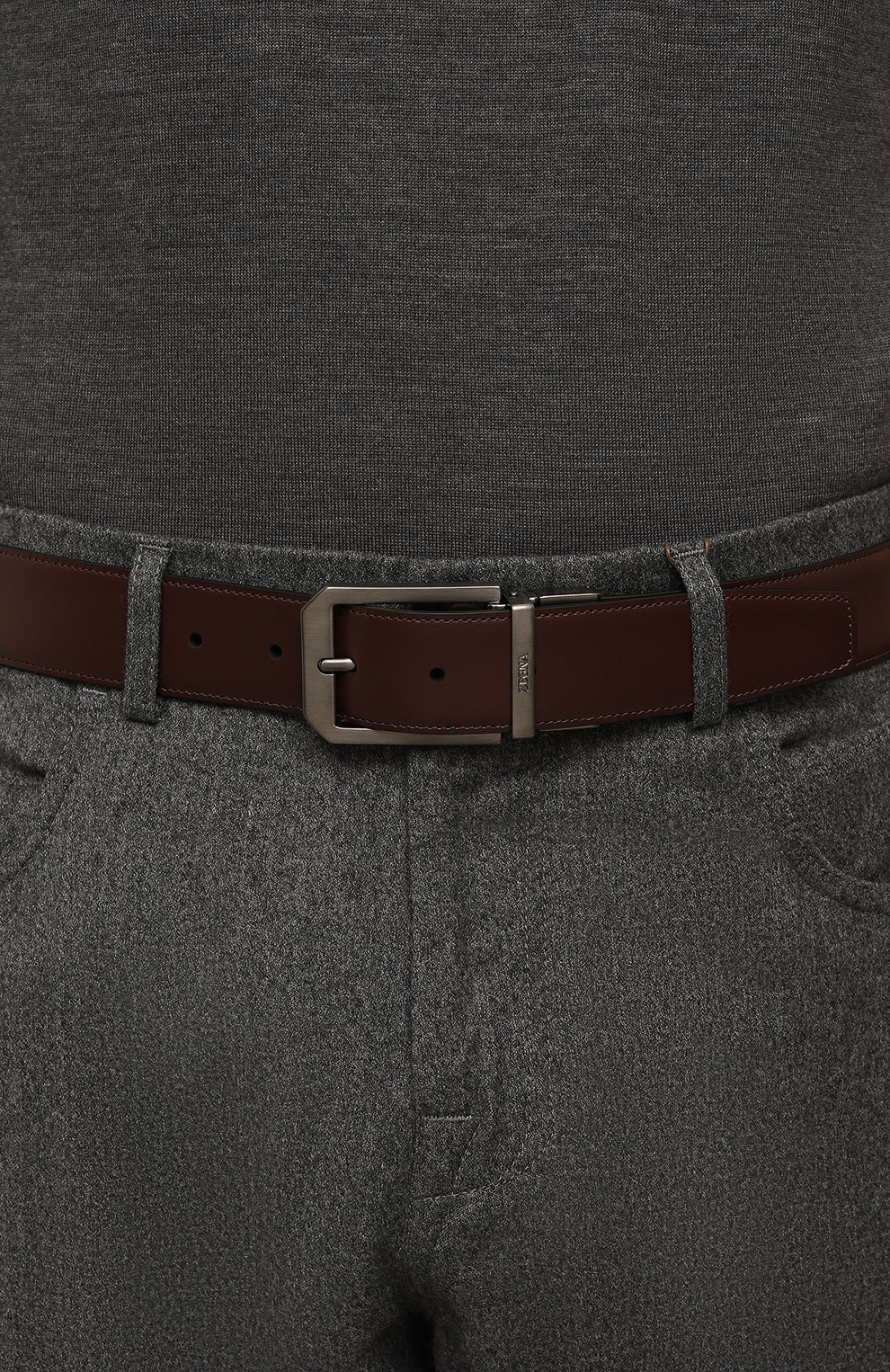 Двусторонний ремень ZEGNA, арт. B011CZ/LHAT0, фото 2