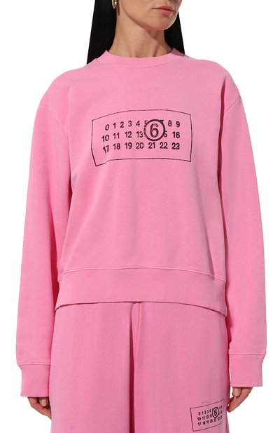 Хлопковый свитшот MM6, арт. S52GU0232/M25004, фото 3