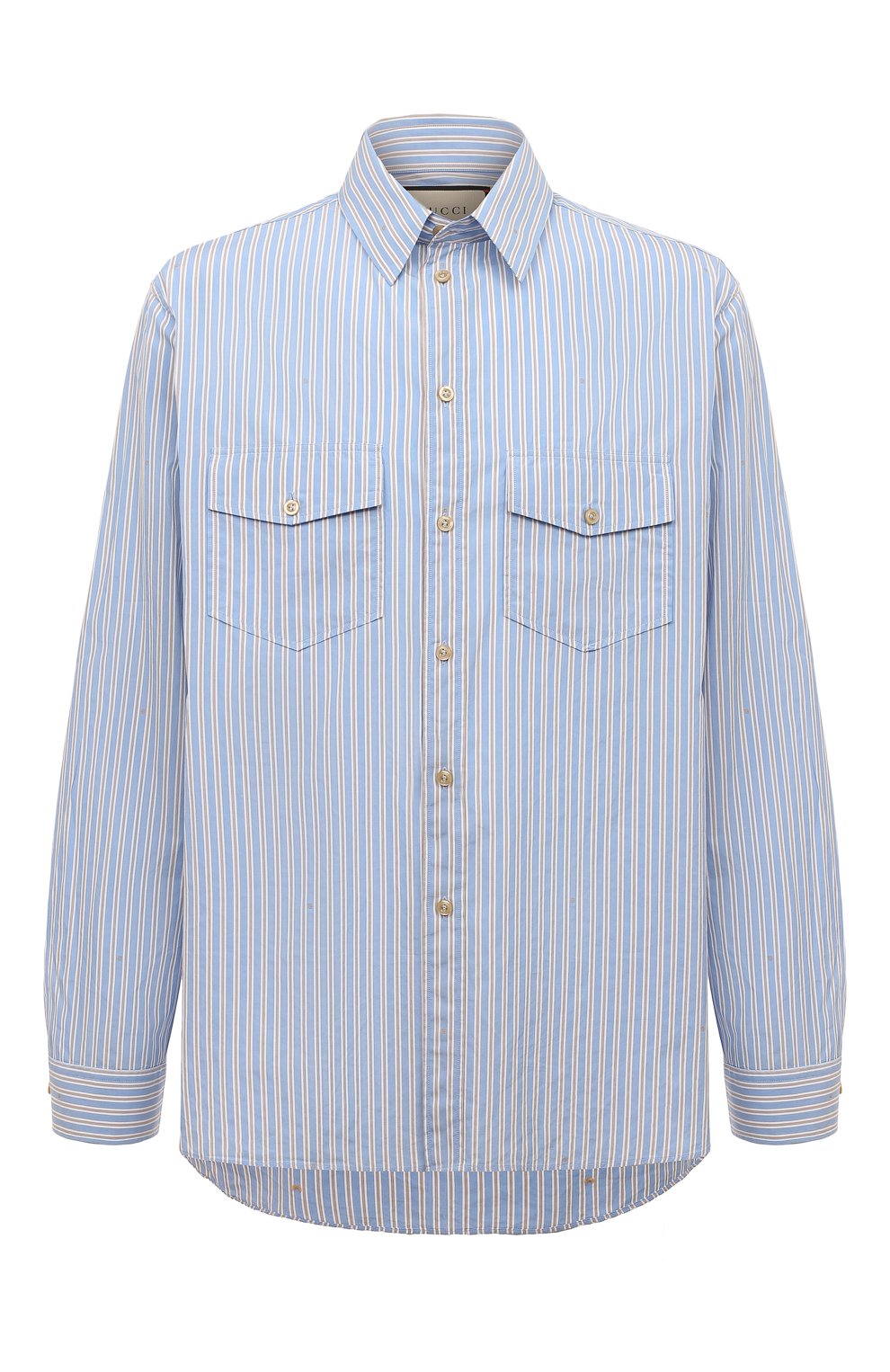 Хлопковая рубашка GUCCI, арт. 568298 ZABYZ, фото 1