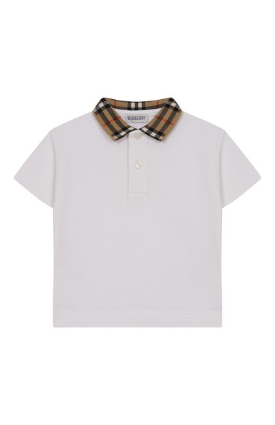 Хлопковое поло BURBERRY, арт. 8105577