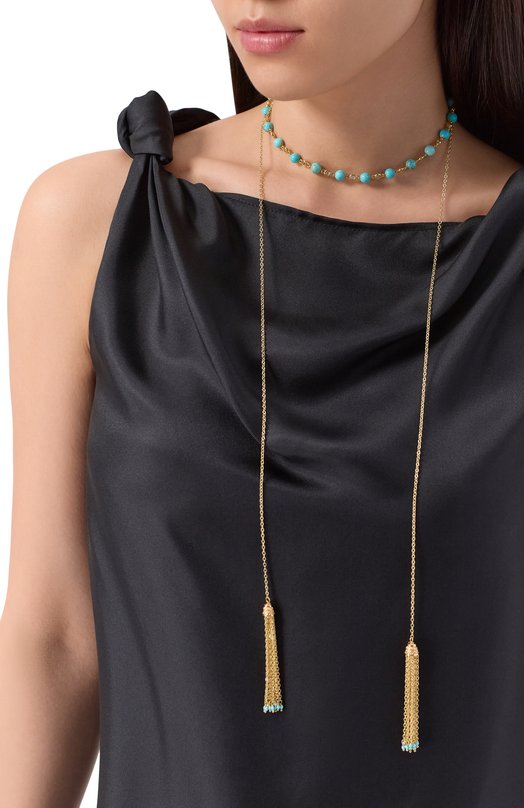 Колье Biruza  Bluejay BJ-MOAB-GT Золотой  BJ-MOAB-GT Фото 2