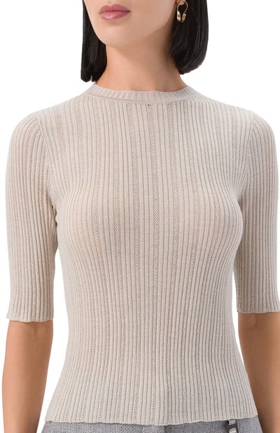 Пуловер из шерсти и вискозы LORENA ANTONIAZZI, арт. TM45F/3065, фото 5