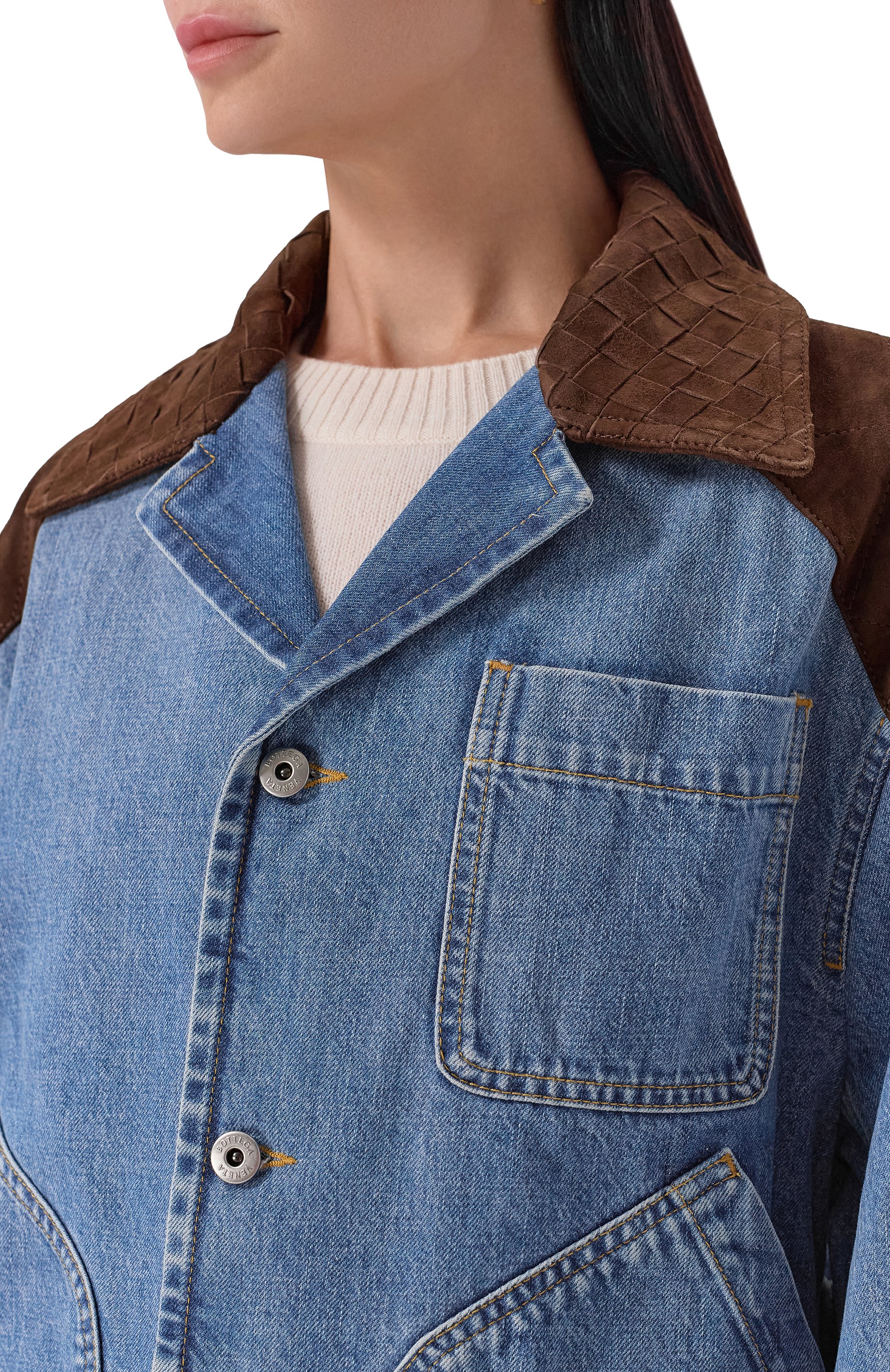 Джинсовая куртка BOTTEGA VENETA, арт. 837922/V42W0, фото 5