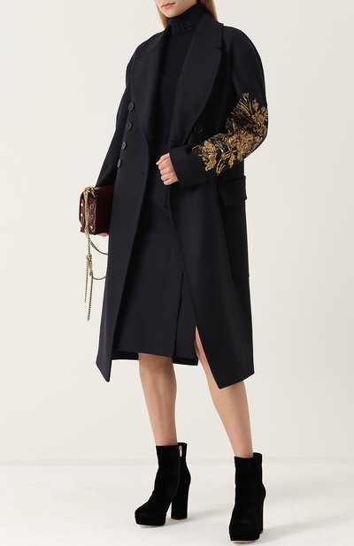 Кашемировый топ фактурной вязки с высоким воротником ROCHAS, арт. R0PL751767/RLY1000, фото 2
