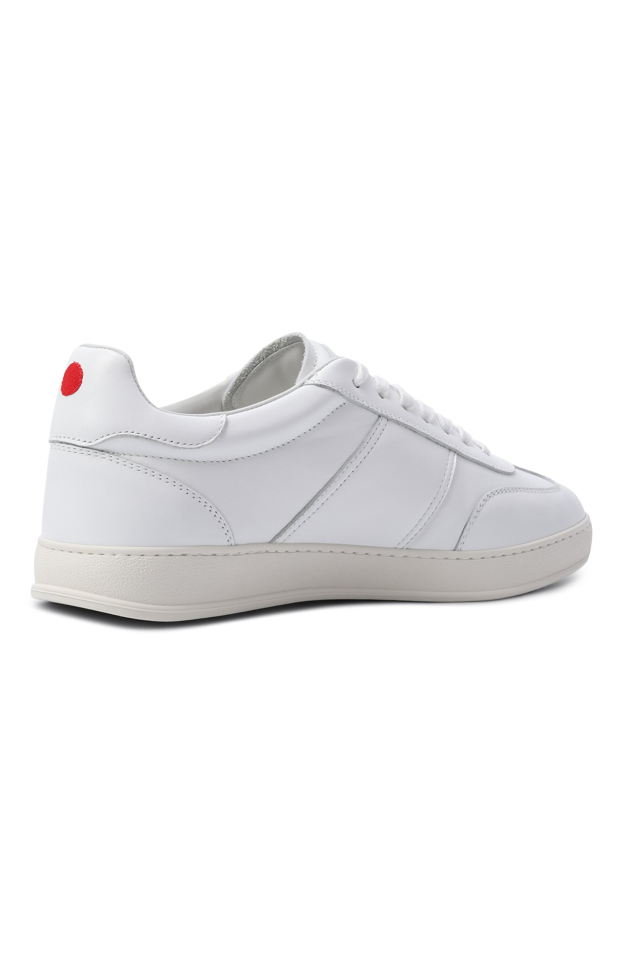 Кожаные кеды KITON, арт. USSA396N01380, фото 4