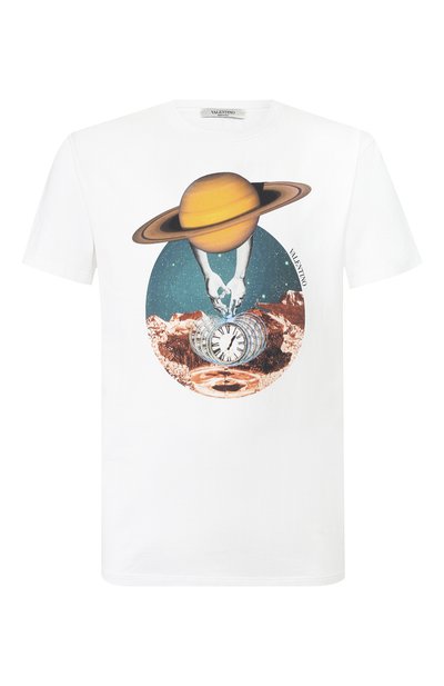 Хлопковая футболка VALENTINO, арт. TV3MG04P60M, фото 1
