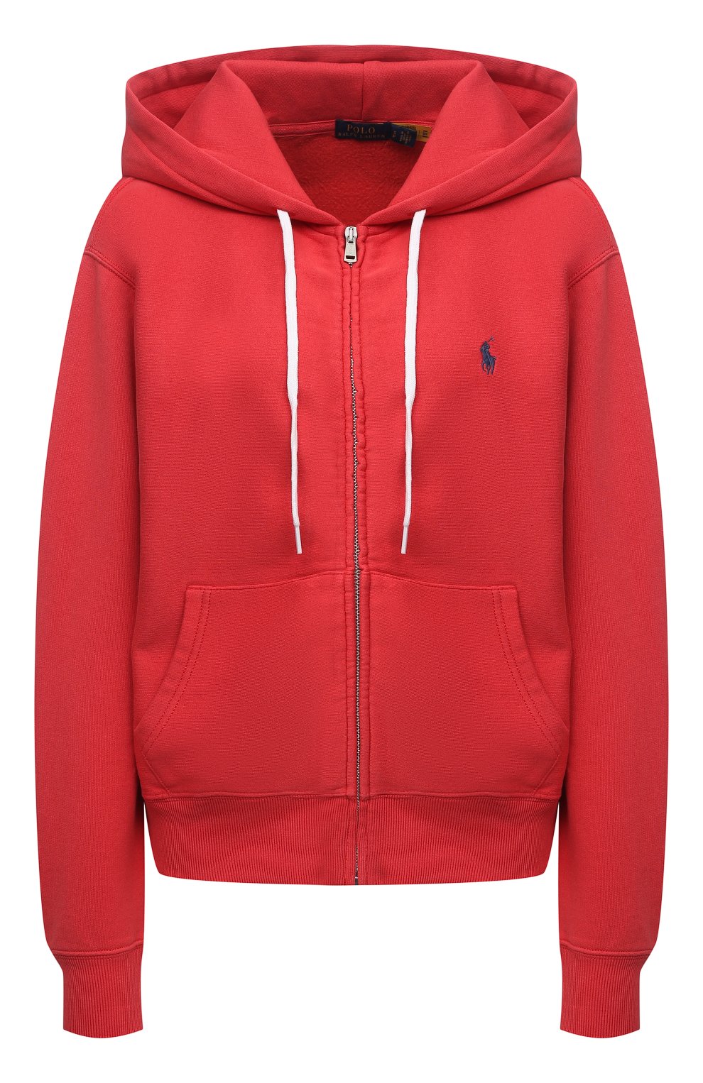 Хлопковая толстовка POLO RALPH LAUREN красного цвета по цене 19150 руб., арт. 211794396, фото 1 Хлопковая толстовка POLO RALPH LAUREN, арт. 211794396, фото 1