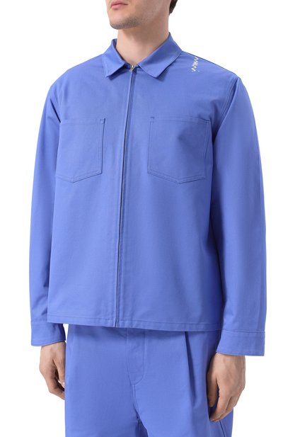 Хлопковая куртка-рубашка MARNI, арт. CUMU0297S0/UTC311, фото 3