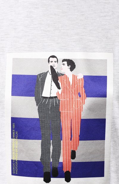Хлопковая футболка GIORGIO ARMANI, арт. 6GAM53/AJPCZ, фото 5