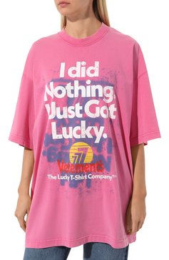 Хлопковая футболка VETEMENTS, арт. UE54TR390H, фото 3