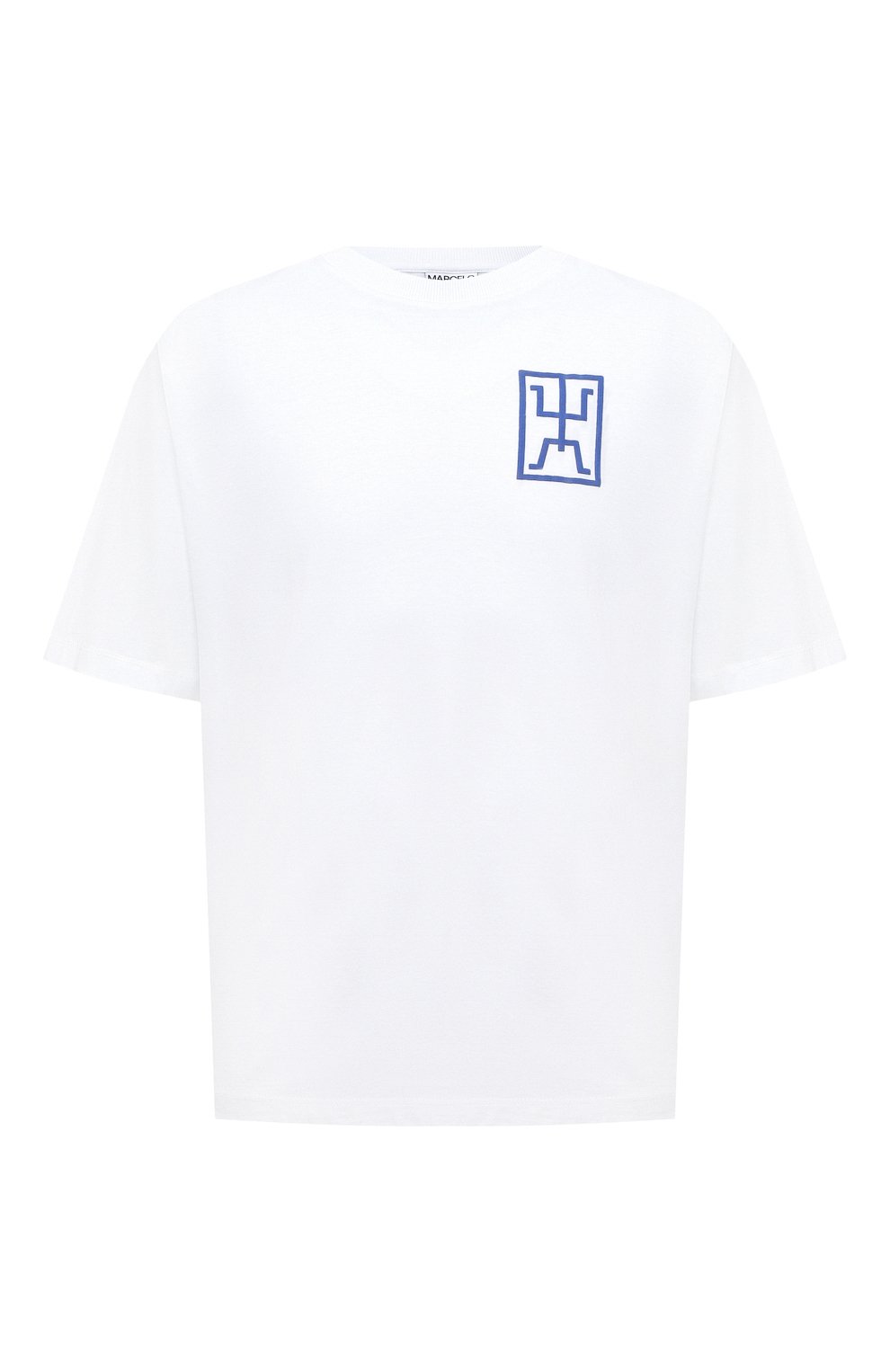 Хлопковая футболка MARCELO BURLON, арт. CMAA054E20JER010, фото 1