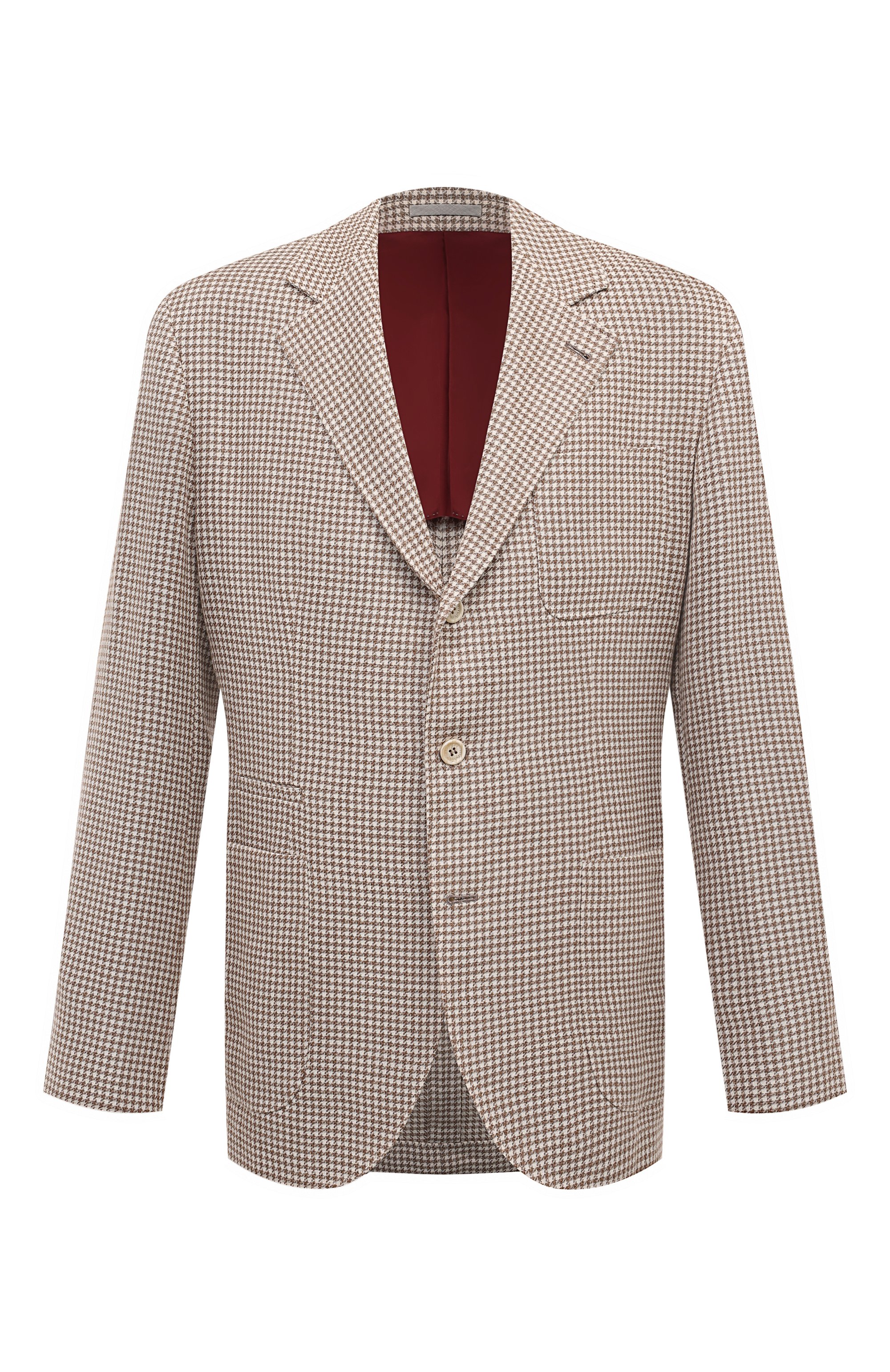 Пиджак изо льна и шерсти BRUNELLO CUCINELLI, арт. MS4607BND, фото 1