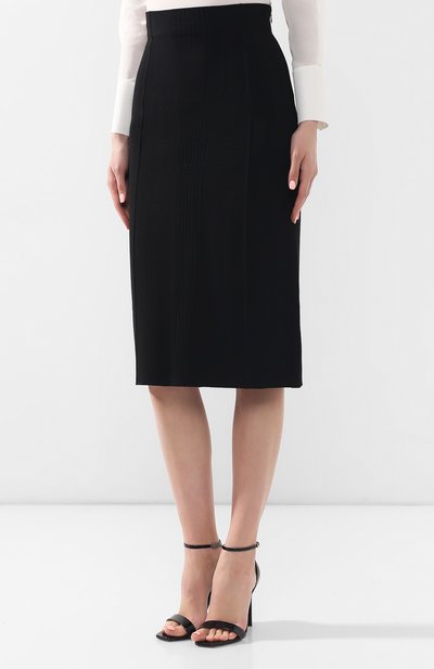 Юбка из смеси вискозы и шелка ALEXANDER MCQUEEN, арт. 571648/Q1WV0, фото 3