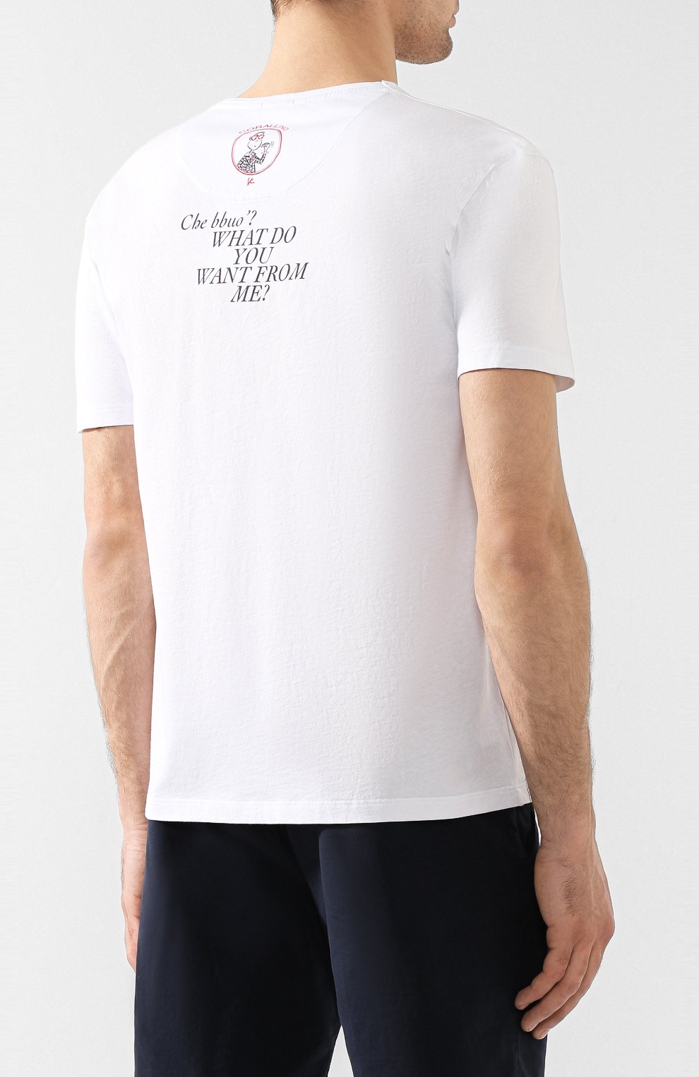 Хлопковая футболка ISAIA, арт. MCC005/JC002, фото 4