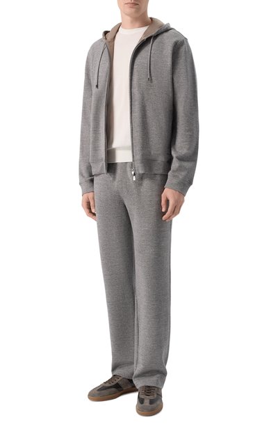 Толстовка из хлопка и шерсти CORNELIANI, арт. 28G568/2A25015, фото 2