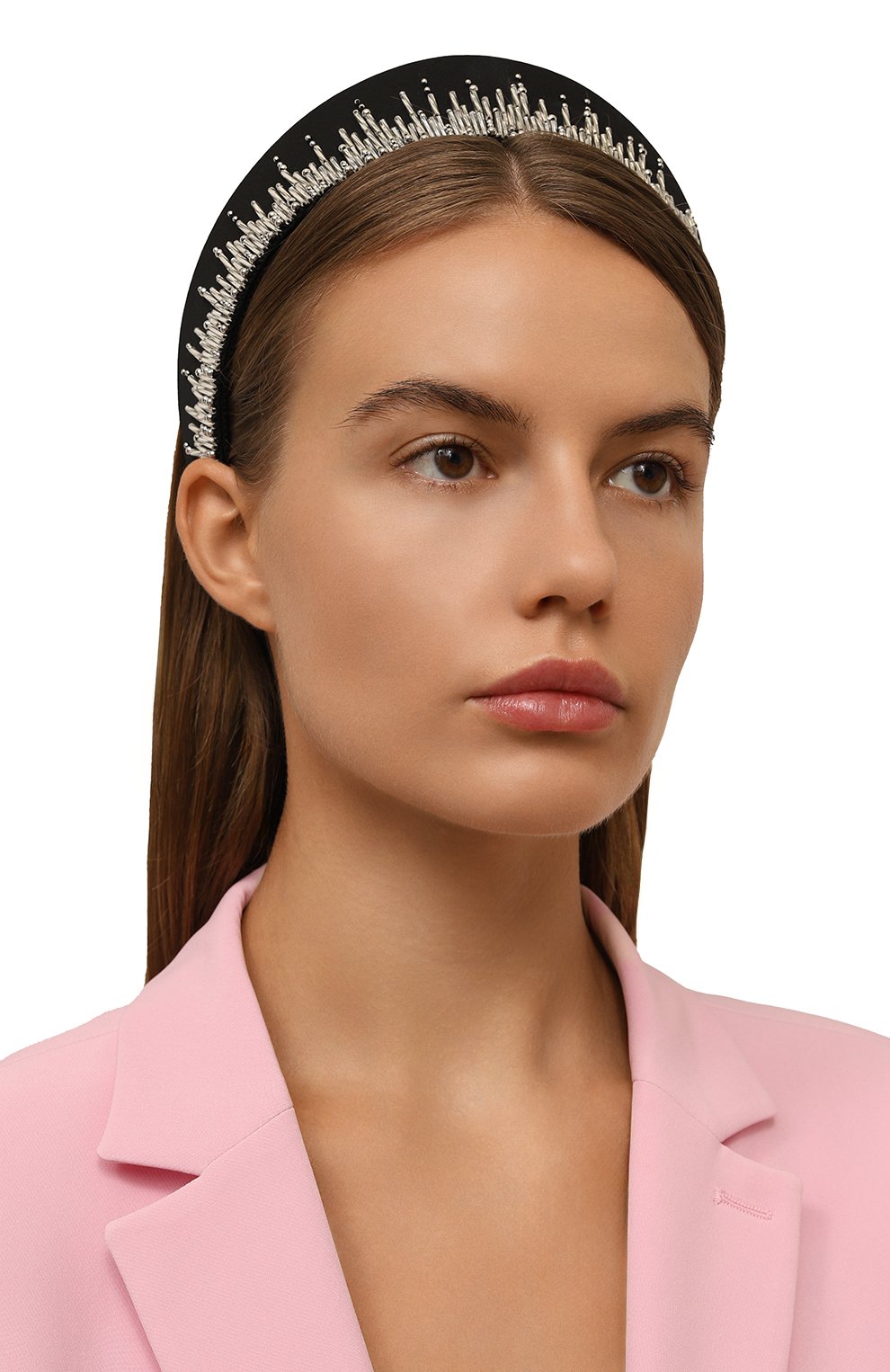 Кокошник PANFIL черного цвета по цене 30000 руб., арт. 0-KOK-SST, фото 2 Кокошник PANFIL, арт. 0-KOK-SST, фото 2