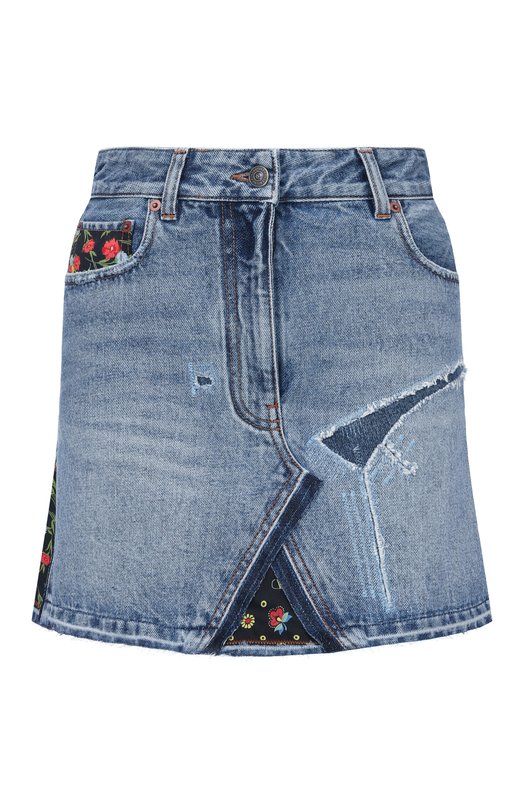 Джинсовая юбка Valentino 8B3DD21C/9YB Голубой 8B3DD21C/9YB