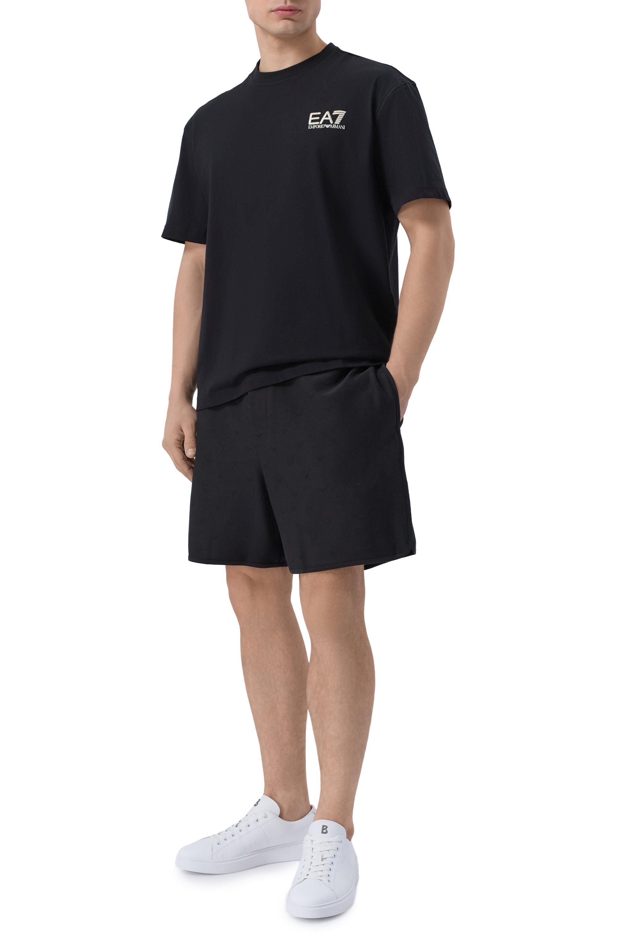 Шорты из хлопка и лиоцелла EMPORIO ARMANI, арт. EM004865/AF13700, фото 2