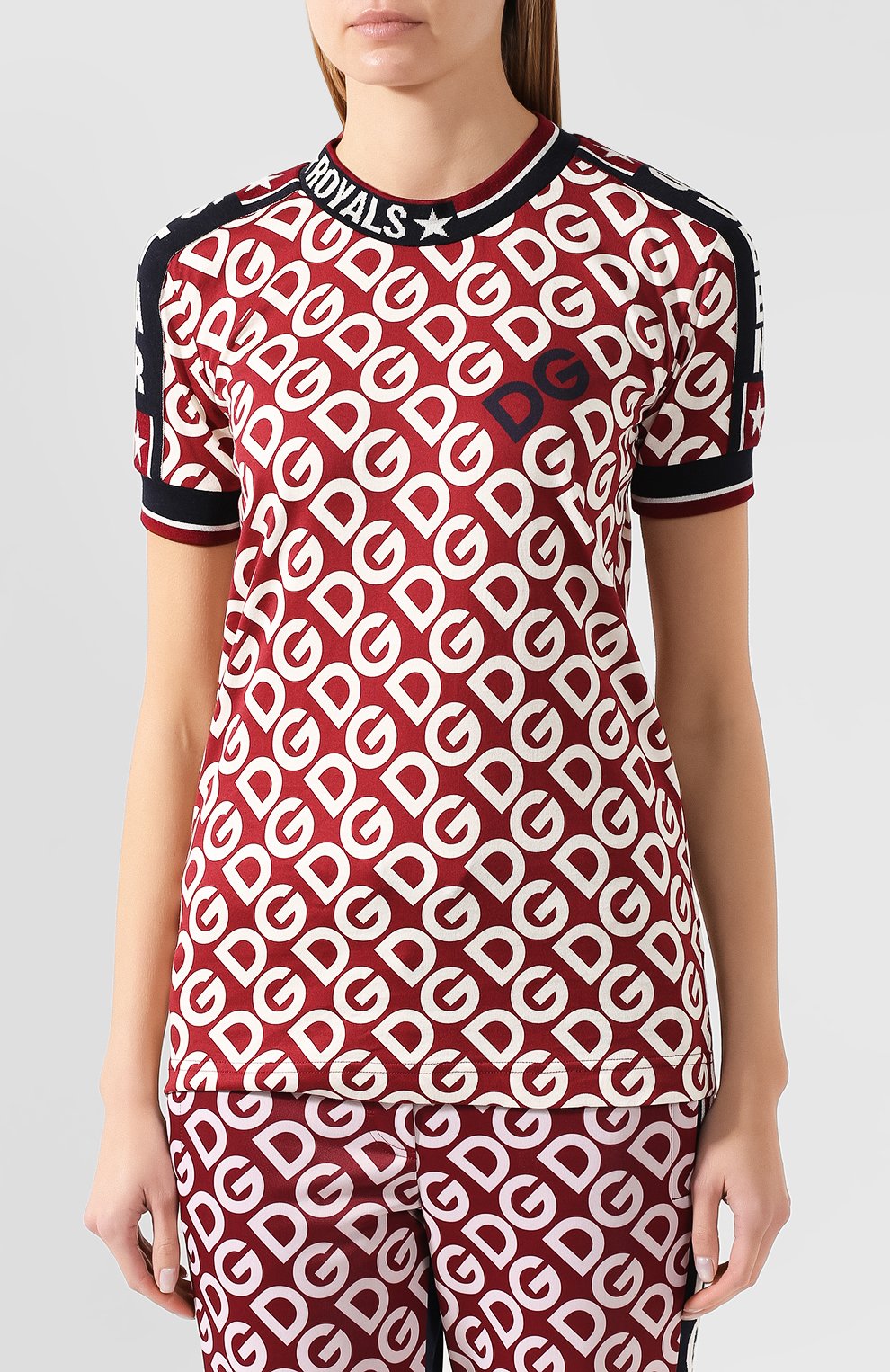 Хлопковая футболка DOLCE & GABBANA, арт. F8L58T/FS78Y, фото 3