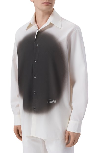 Хлопковая рубашка MM6, арт. SH0DT0042/M35256, фото 3