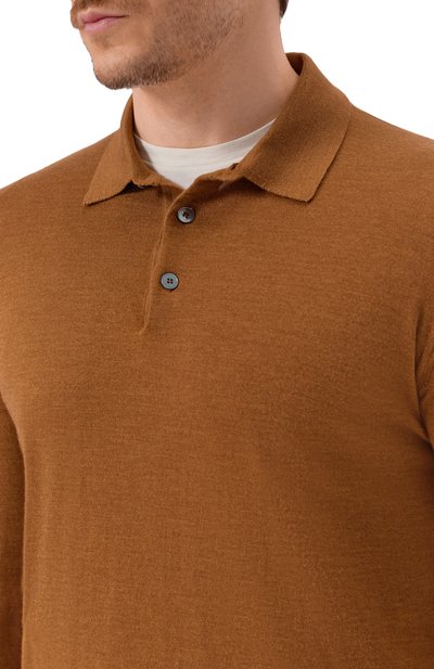 Поло из кашемира и шелка ZEGNA, арт. E8J00/132.N95, фото 5