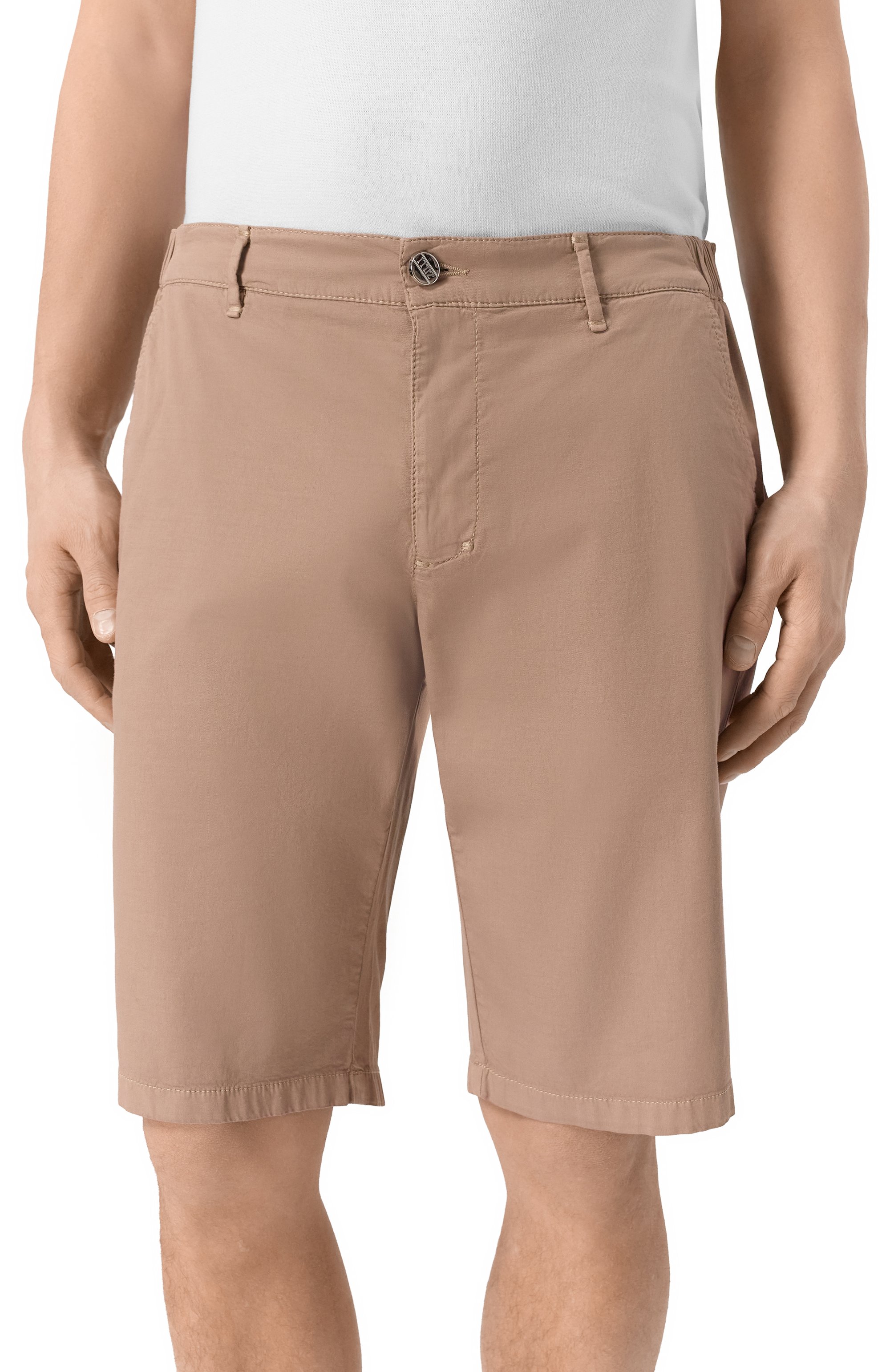 Шорты из хлопка и шелка ZILLI бежевого цвета по цене 118000 руб., арт. CS802BM0165VZL000, фото 3 Шорты из хлопка и шелка ZILLI, арт. CS802BM0165VZL000, фото 3