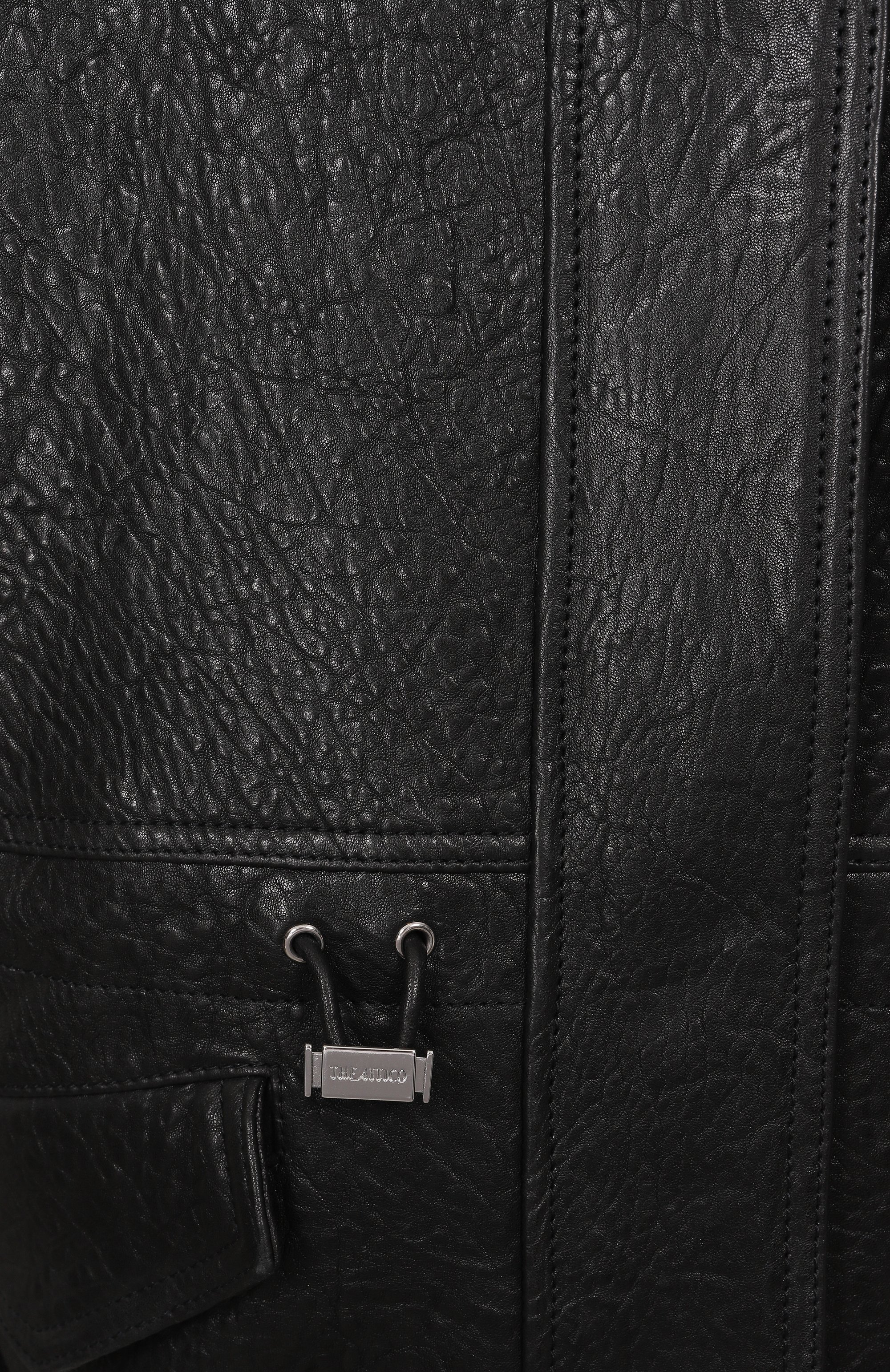 Кожаный бомбер THE ATTICO, арт. 250WCB00072/LBT122AA, фото 6