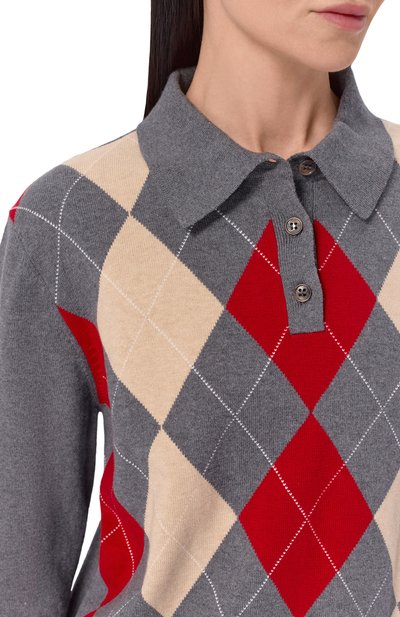 Поло из хлопка и кашемира ADDICTED, арт. AD2603, фото 5