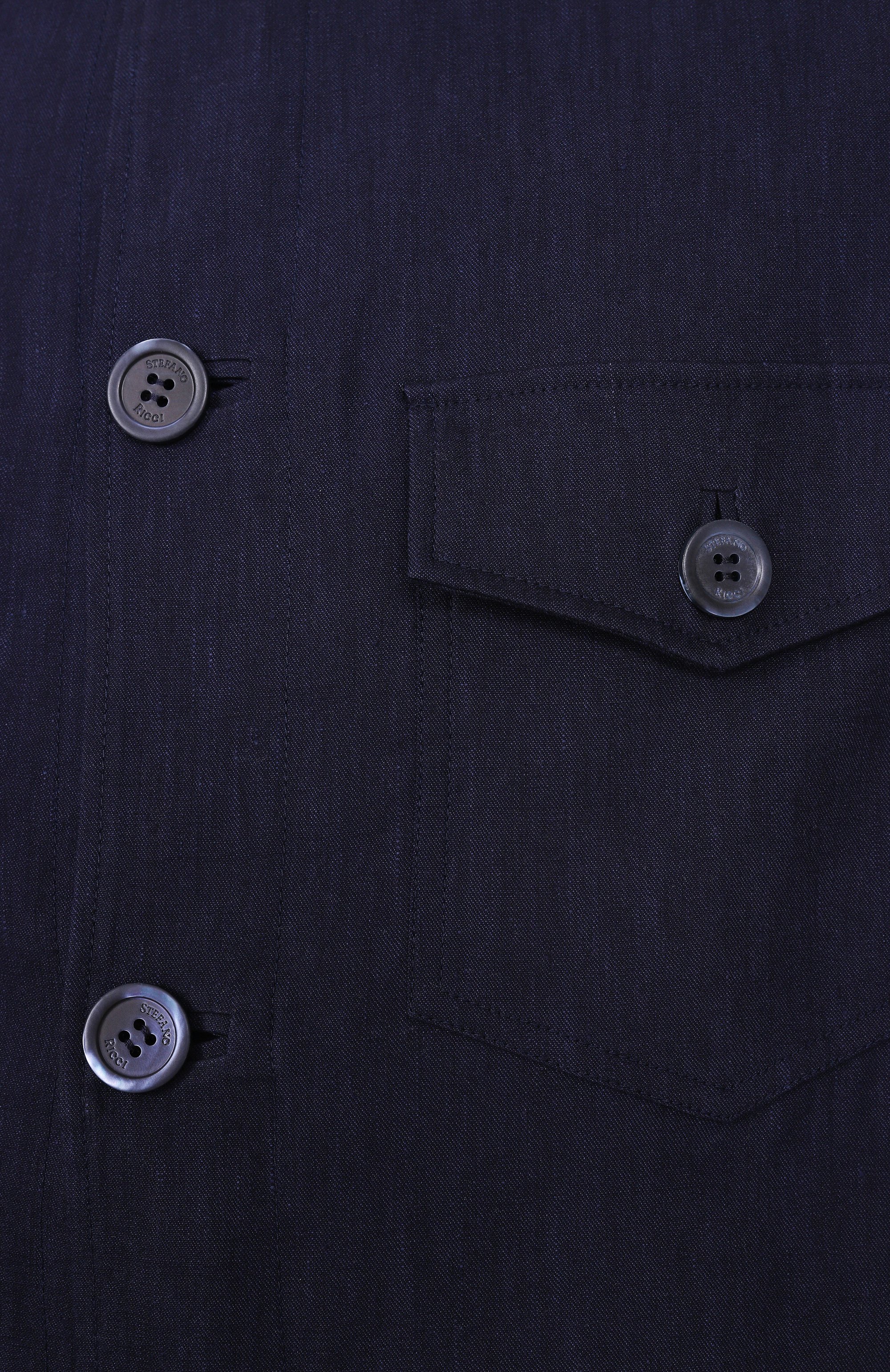 Куртка-рубашка изо льна и шерсти STEFANO RICCI, арт. M7J5100380/WL003L, фото 6