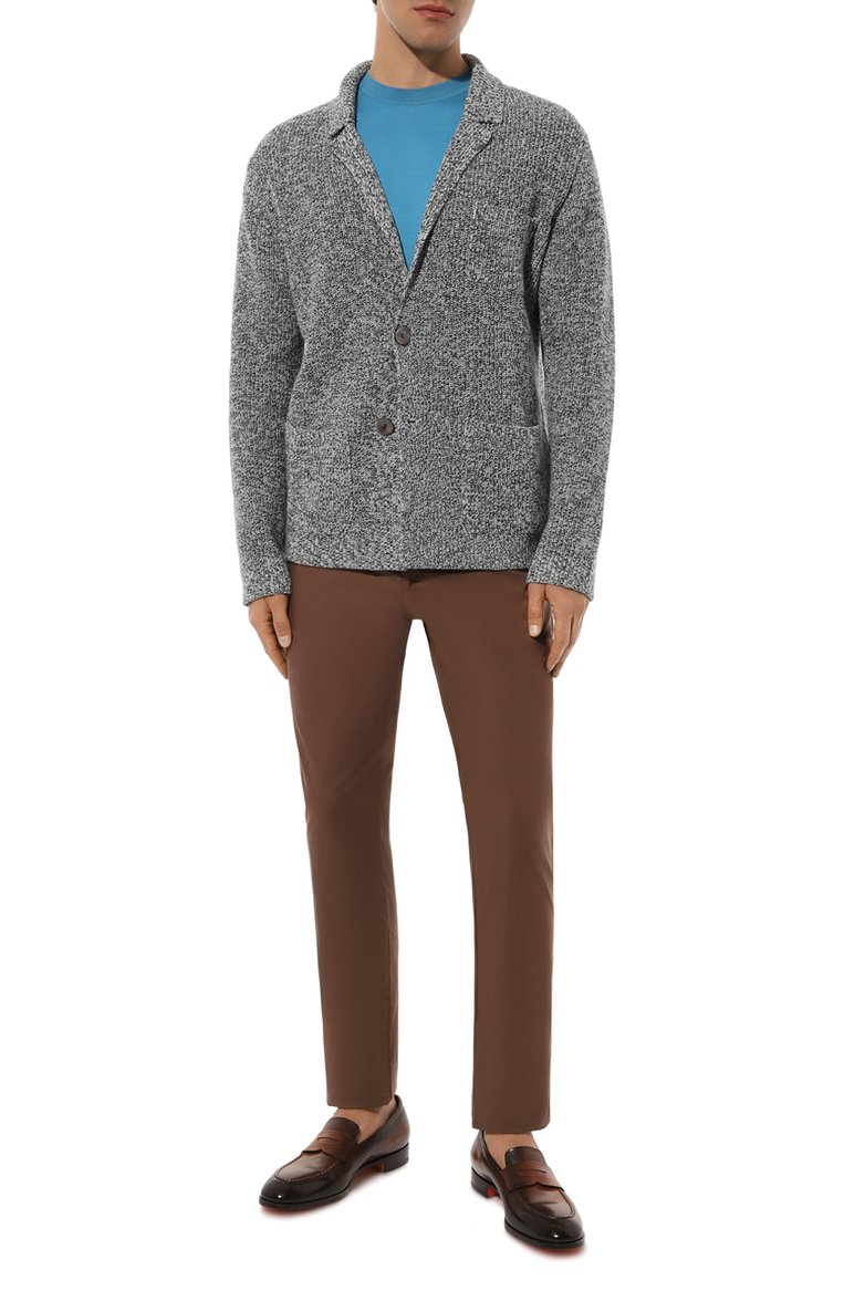 Мужская шерстяная футболка ZEGNA голубого цвета, арт. UD328A7/DCT706 | Фото 2 (Материал внешний: Шерсть; Рукава: Короткие; Длина (для топов): Стандартные; Принт: Без принта; Стили: Кэжуэл; Мужское Кросс-КТ: Футболка-одежда; Кросс-КТ: Джерси; Автоматизация ТО: Проставлено; Детали: Без декора; Автоматизация состава: Проставлено)