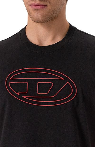 Хлопковая футболка DIESEL, арт. A17402/0NJBM, фото 5