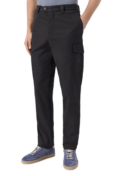 Хлопковые брюки-карго BRUNELLO CUCINELLI, арт. M289LE1890, фото 3