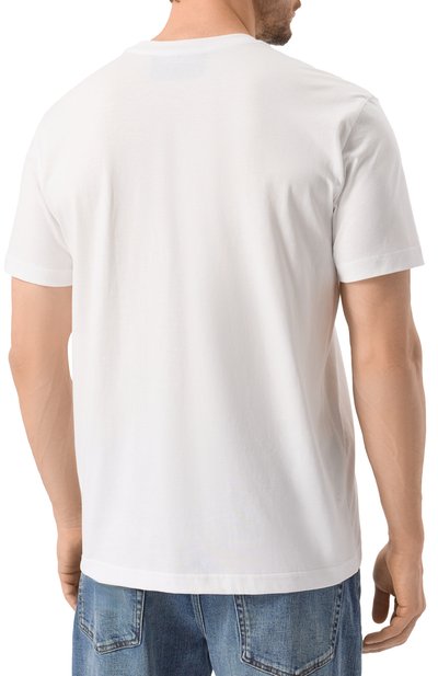 Хлопковая футболка ICEBERG белого цвета по цене 16450 руб., арт. F043/6306, фото 4 Хлопковая футболка ICEBERG, арт. F043/6306, фото 4